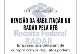 Revisão da habilitação no RADAR pela RFB
