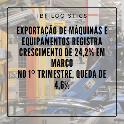 Exportação de Máquinas e Equipamentos
